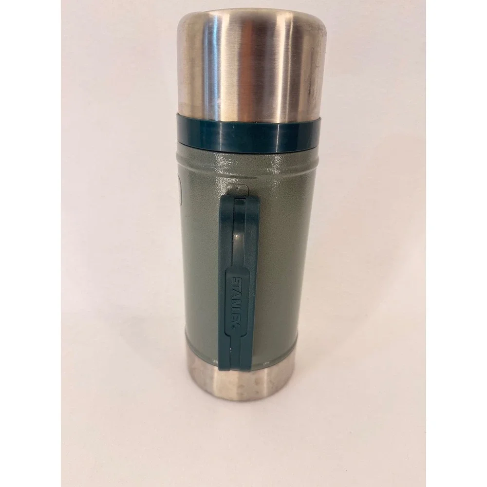 Stanley Classic Legendary Vacuum Food Jar 24oz Hammertone Green Thermos 0.7L - Picture 2 of 11